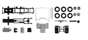 Herpa 084550 Podwozie DAF XF Euro 6 z osłonami