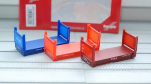 Herpa 076579 Zestaw 3 Flatcontainer TAL, Hamburg Sued, CMA CGM