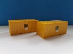 Herpa 076814 2 x 20 ft. Container Leonhard Weiss 1:87
