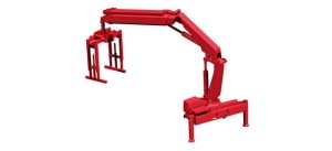 Herpa 054133 Hiab HDS X-HIPRO 232 E-3 z chwytakiem paletowym czerwony 1:87
